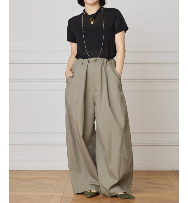 IENA LA BOUCLE「BASERANGE/ベースレンジ BAMBOO Tシャツ TOCTBL-000」|Tシャツ・カットソー|