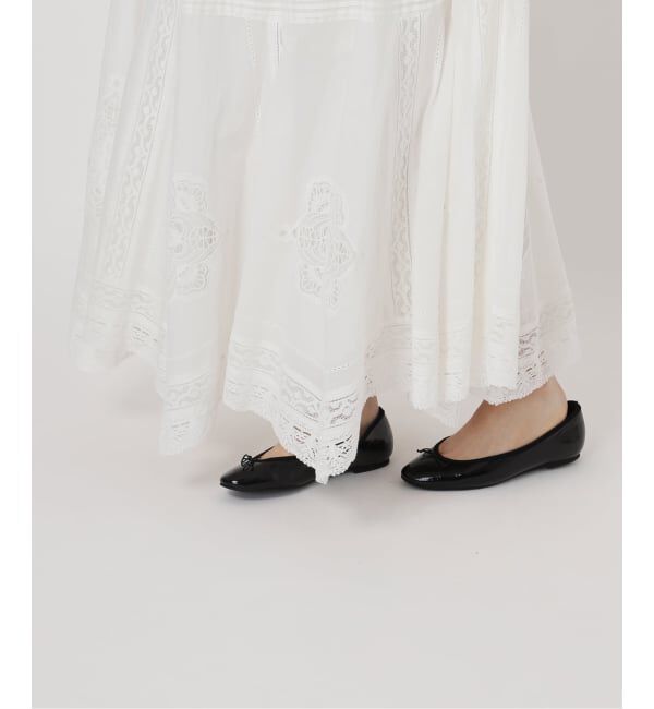 IENA「《WEB限定/追加》コットンレーススカート」|スカート|