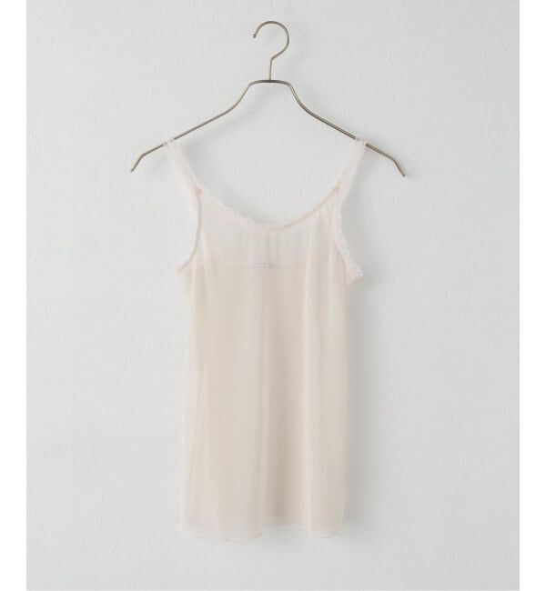IENA LA BOUCLE「SIMONE WILD/シモーネ ワイルド MESH キャミトップ」|キャミソール|ナチュラル