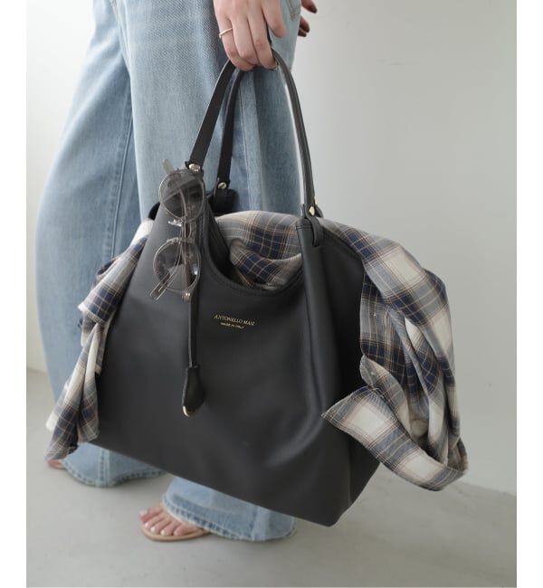 SLOBE IENA「《追加2》ANTONELLO MASI/アントネッロマージ SLOBE別注 レザートートバッグ」|トートバッグ|