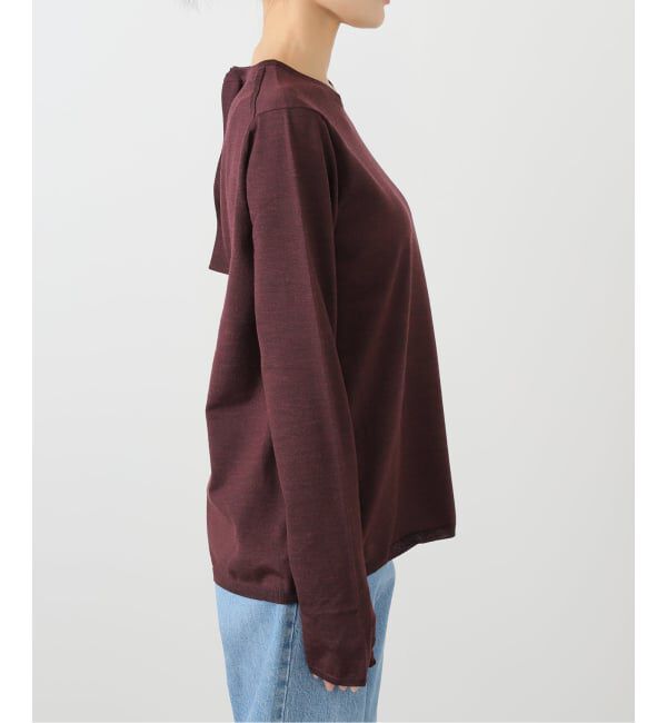 IENA LA BOUCLE「venit/ヴェニット バックオープンニット VEK-7529-B」|ニット・セーター|