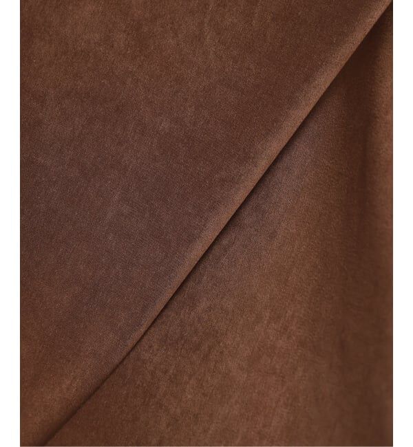 SLOBE IENA「《WEB限定カラー有り/追加》グロッシーサテンフレアスカート」|スカート|