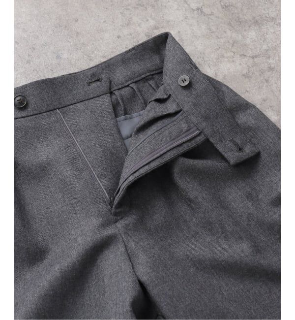 IENA LA BOUCLE「IENA LA BOUCLE ウールサキソニータックバレルパンツ」|スラックス|