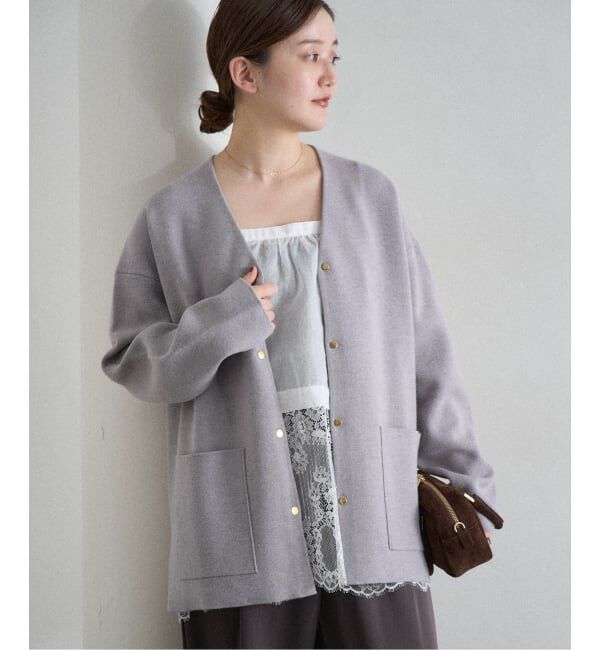 IENA「Heriter/エリテ リバーレースキャミソール」|キャミソール|