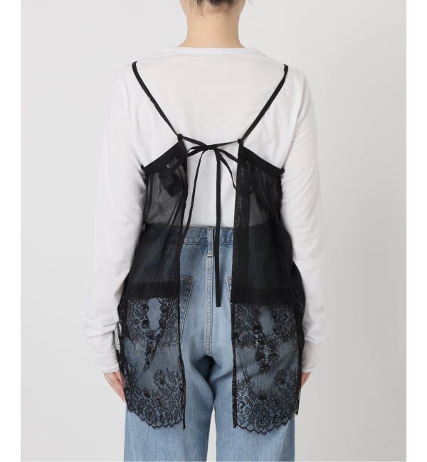 IENA「Heriter/エリテ リバーレースキャミソール」|キャミソール|