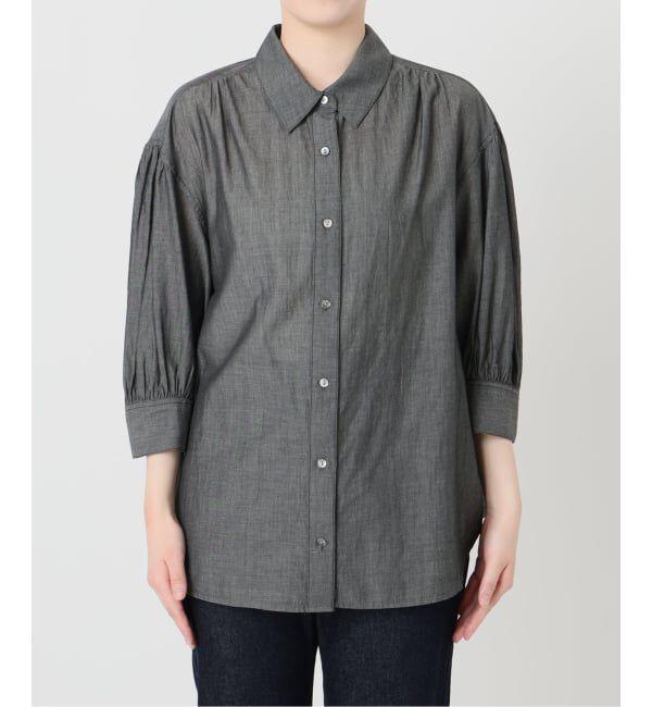 SLOBE IENA「《予約》2.3ozデニムシャツブラウス」|シャツ・ブラウス|