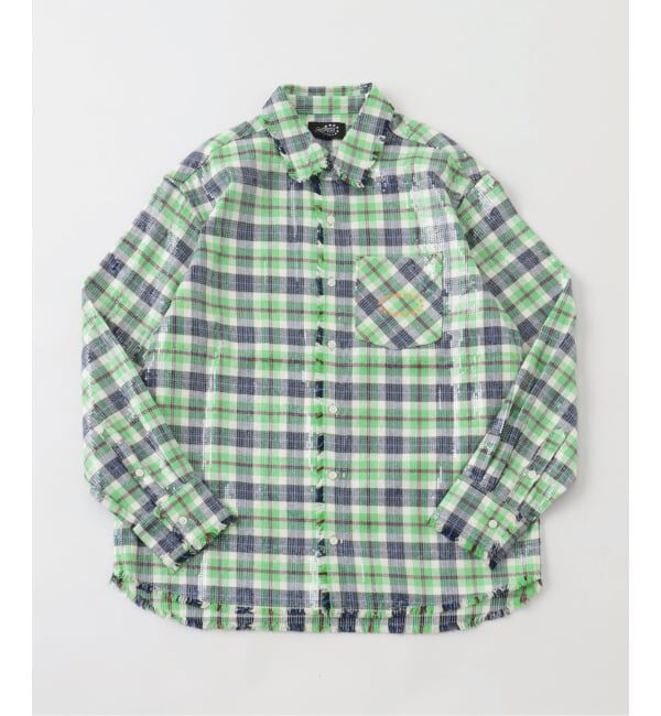 PULP「AFB / エーエフビー SPANGLE SHIRTS」|シャツ・ブラウス|グリーン