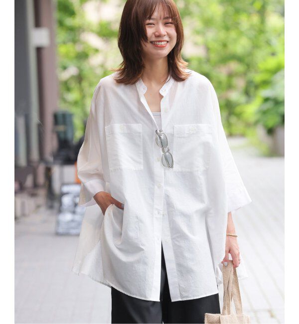 JOURNAL STANDARD relume「《追加2》コットンボイルドルマンスリーブシャツ」|シャツ・ブラウス|