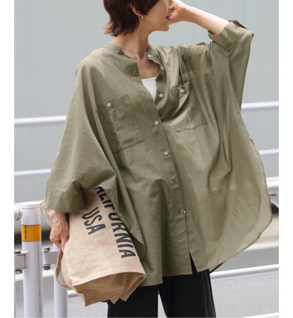 JOURNAL STANDARD relume「《追加2》コットンボイルドルマンスリーブシャツ」|シャツ・ブラウス|