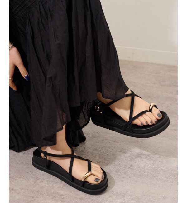 JOURNAL STANDARD relume「RELUME クロスストラッププラットフォームサンダル」|サンダル|