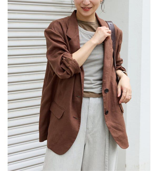 JOURNAL STANDARD「《追加2》リネン SB-2B ジャケット」|テーラードジャケット|