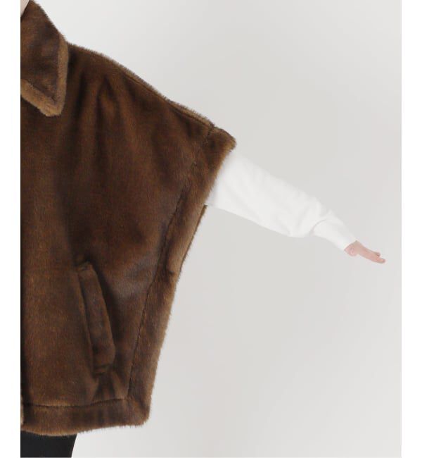 JOURNAL STANDARD「Mink Like Fur Poncho」|ポンチョ・ケープ|