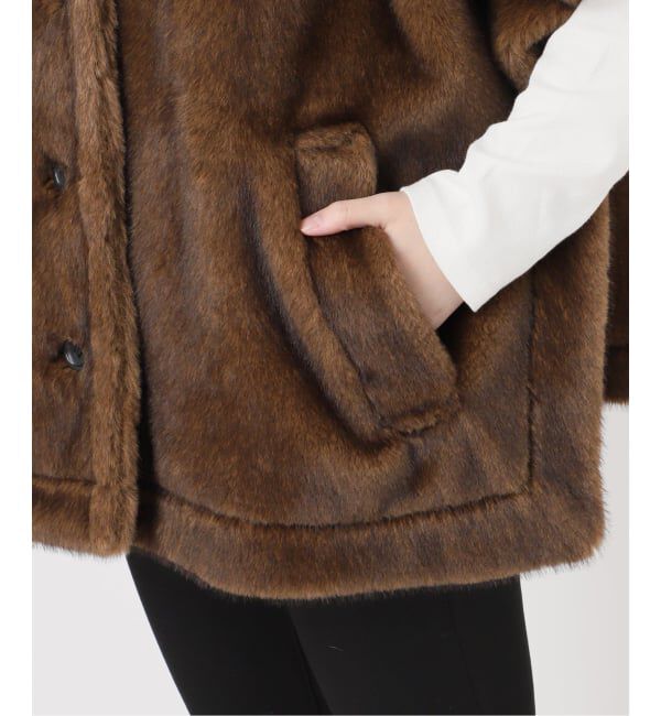 JOURNAL STANDARD「Mink Like Fur Poncho」|ポンチョ・ケープ|