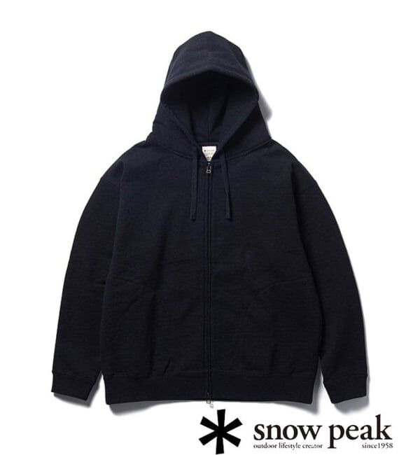 JOURNAL STANDARD relume「SNOWPEAK / スノーピーク Recycled Cotton Zip Up Parka」|パーカー|ブラック