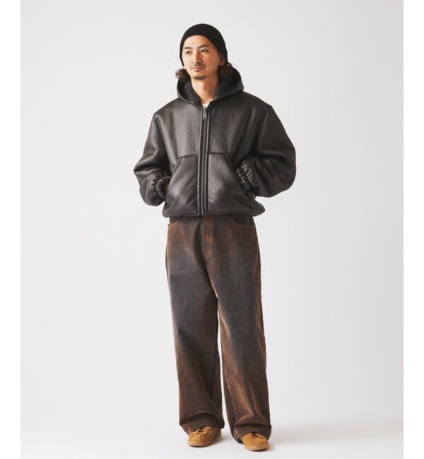 JOURNAL STANDARD relume「フェイクムートン リバーシブル フーディ ブルゾン」|その他|