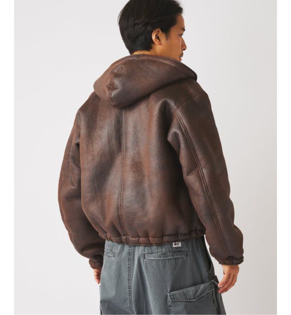 JOURNAL STANDARD relume「フェイクムートン リバーシブル フーディ ブルゾン」|その他|