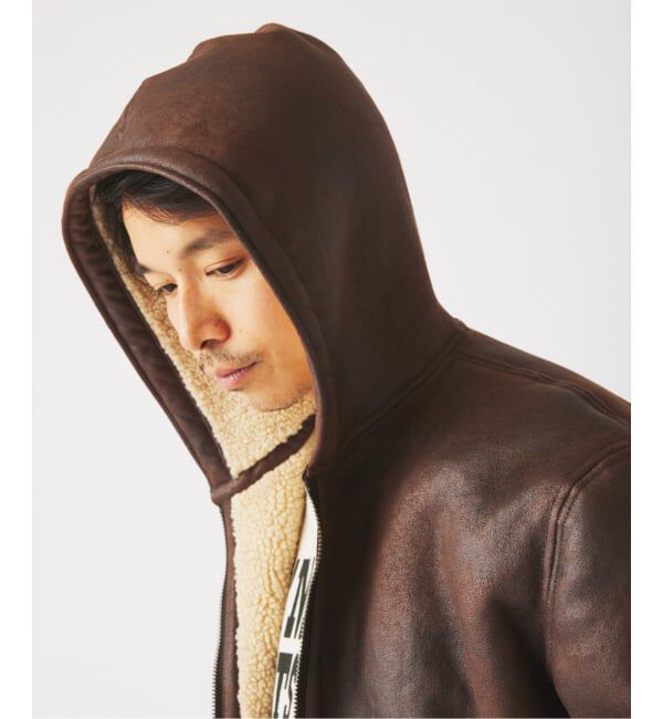 JOURNAL STANDARD relume「フェイクムートン リバーシブル フーディ ブルゾン」|その他|