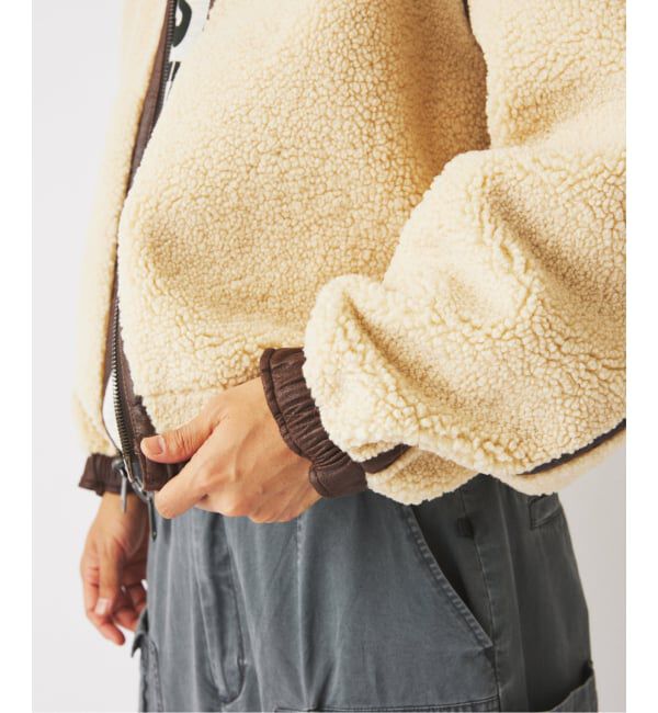 JOURNAL STANDARD relume「フェイクムートン リバーシブル フーディ ブルゾン」|その他|