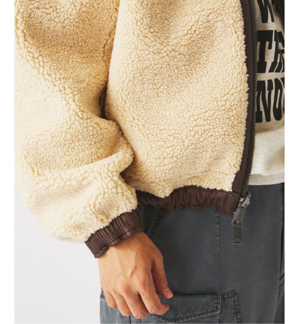JOURNAL STANDARD relume「フェイクムートン リバーシブル フーディ ブルゾン」|その他|