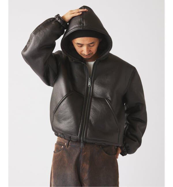 JOURNAL STANDARD relume「フェイクムートン リバーシブル フーディ ブルゾン」|その他|