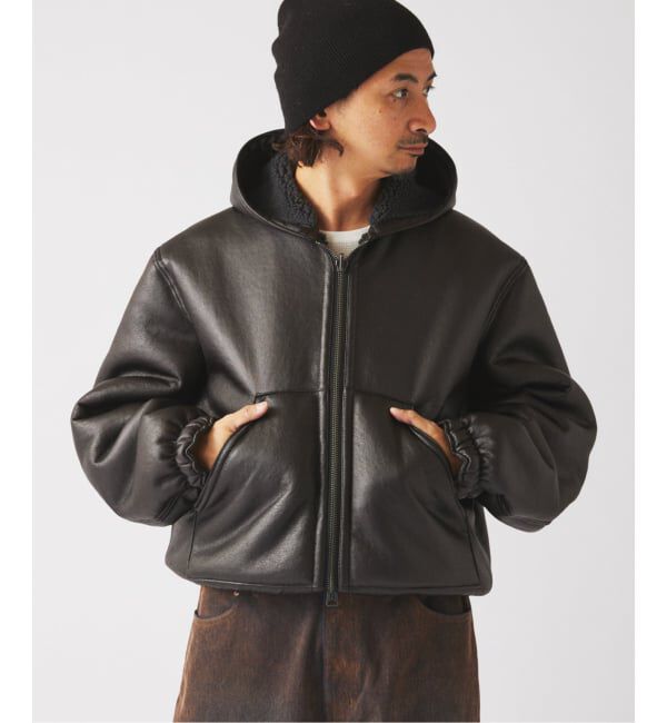 JOURNAL STANDARD relume「フェイクムートン リバーシブル フーディ ブルゾン」|その他|