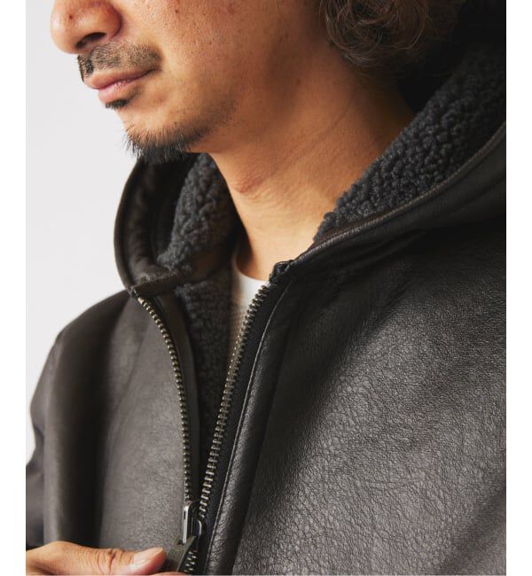 JOURNAL STANDARD relume「フェイクムートン リバーシブル フーディ ブルゾン」|その他|