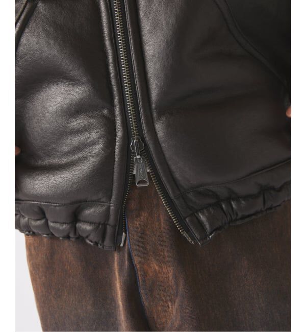 JOURNAL STANDARD relume「フェイクムートン リバーシブル フーディ ブルゾン」|その他|