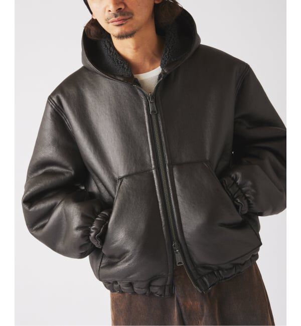 JOURNAL STANDARD relume「フェイクムートン リバーシブル フーディ ブルゾン」|その他|