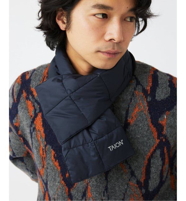 JOURNAL STANDARD relume「TAION / タイオン ベーシック ダウンマフラー TAION-201A」|マフラー|ネイビー