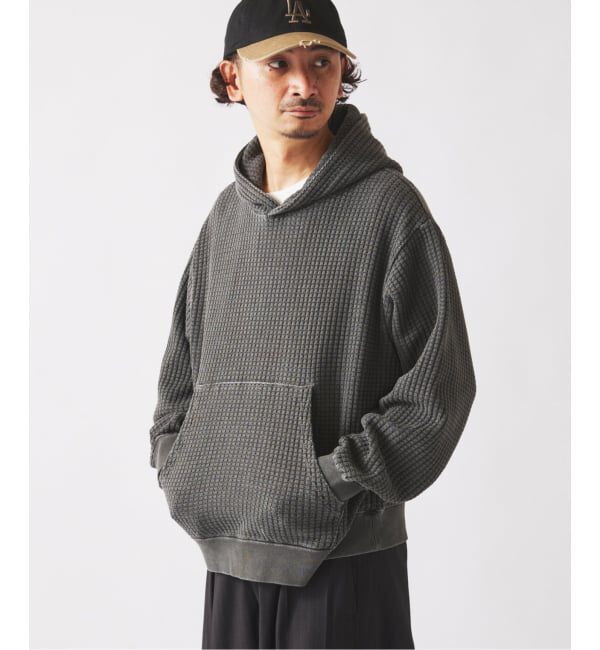 JOURNAL STANDARD relume「ガーメントダイ ビッグワッフル パーカー」|パーカー|
