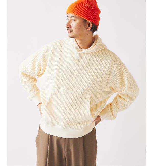 JOURNAL STANDARD relume「ガーメントダイ ビッグワッフル パーカー」|パーカー|