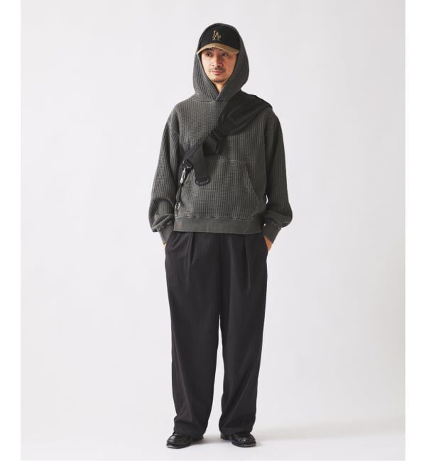 JOURNAL STANDARD relume「ガーメントダイ ビッグワッフル パーカー」|パーカー|