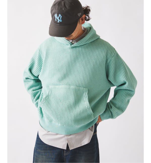 JOURNAL STANDARD relume「ガーメントダイ ビッグワッフル パーカー」|パーカー|