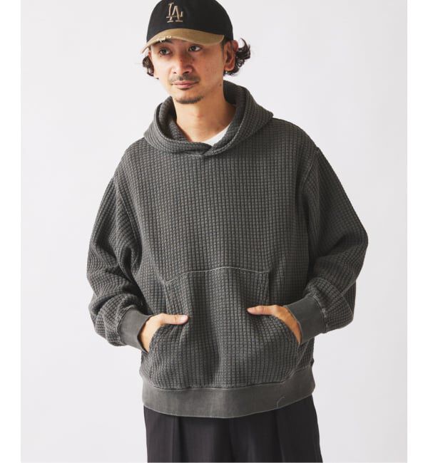 JOURNAL STANDARD relume「ガーメントダイ ビッグワッフル パーカー」|パーカー|