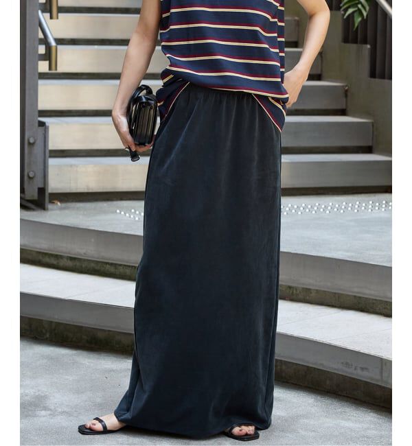 JOURNAL STANDARD「《追加》フィブリルキュプラジャージーマキシスカート」|スカート|