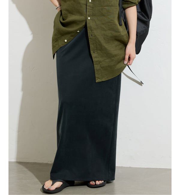 JOURNAL STANDARD「《追加》フィブリルキュプラジャージーマキシスカート」|スカート|