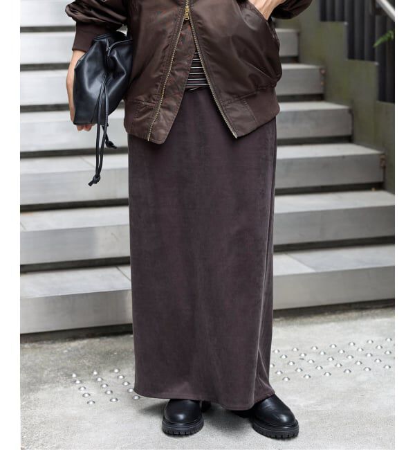 JOURNAL STANDARD「《追加》フィブリルキュプラジャージーマキシスカート」|スカート|