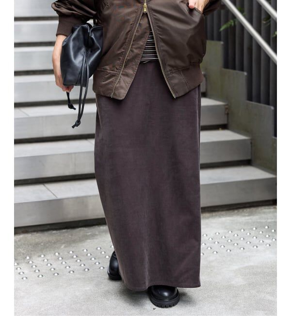 JOURNAL STANDARD「《追加》フィブリルキュプラジャージーマキシスカート」|スカート|