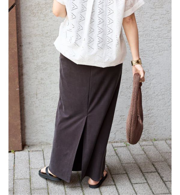 JOURNAL STANDARD「《追加》フィブリルキュプラジャージーマキシスカート」|スカート|