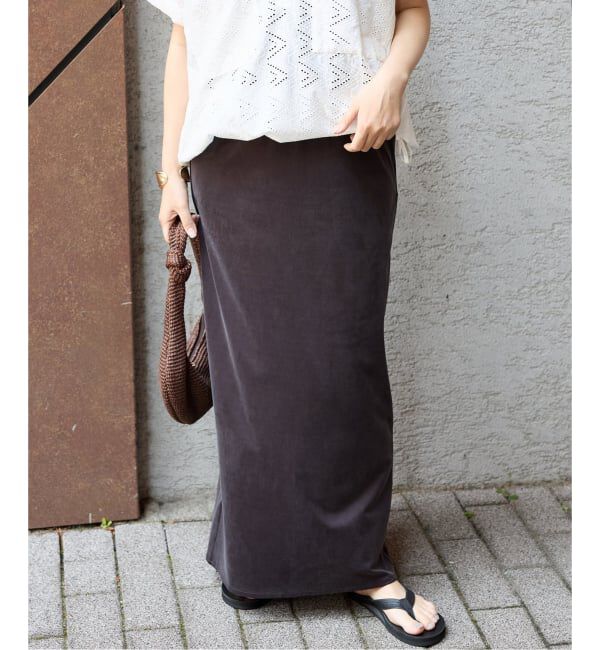 JOURNAL STANDARD「《追加》フィブリルキュプラジャージーマキシスカート」|スカート|