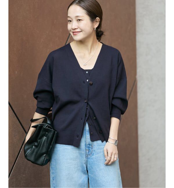 JOURNAL STANDARD「コットンシルクミックスVカーディガン」|カーディガン|