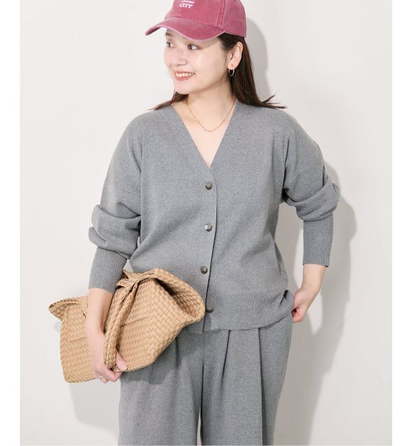JOURNAL STANDARD「コットンシルクミックスVカーディガン」|カーディガン|