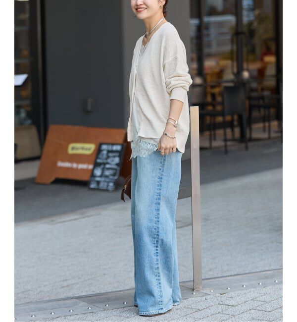 JOURNAL STANDARD「テープヤーンVカーディガン」|カーディガン|