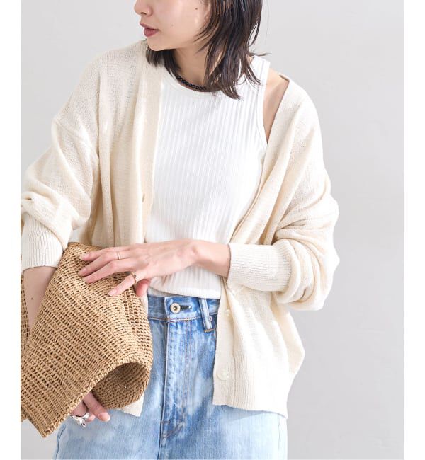 JOURNAL STANDARD「テープヤーンVカーディガン」|カーディガン|