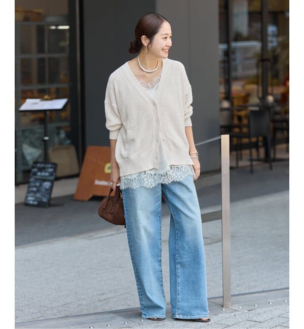 JOURNAL STANDARD「テープヤーンVカーディガン」|カーディガン|