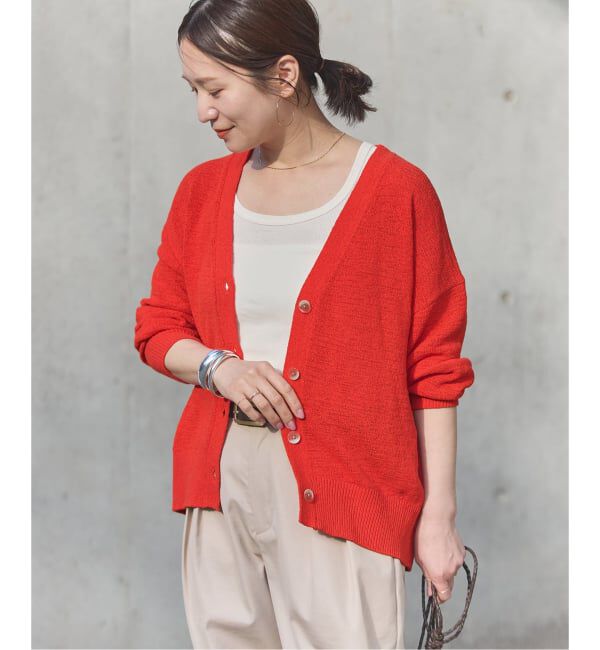 JOURNAL STANDARD「テープヤーンVカーディガン」|カーディガン|