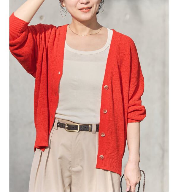 JOURNAL STANDARD「テープヤーンVカーディガン」|カーディガン|