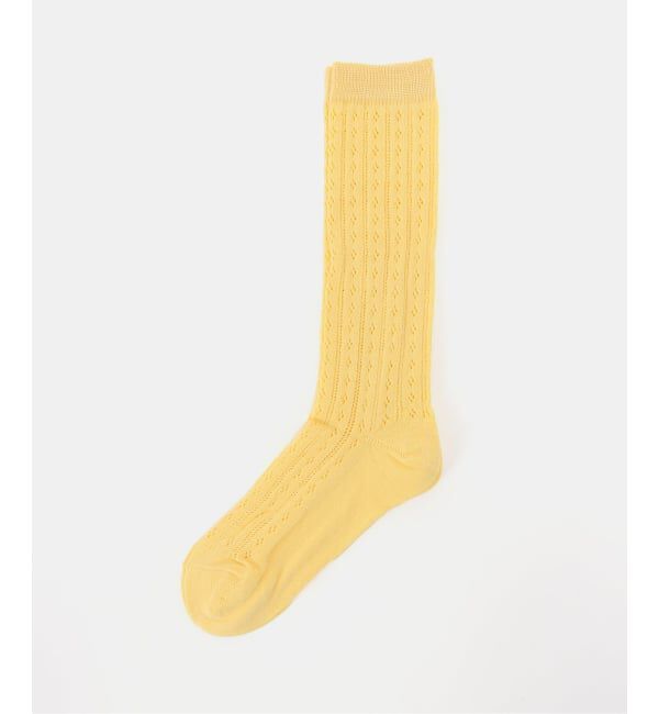 JOURNAL STANDARD「【MARCOMONDE / マルコモンド】  eyelet socks」|ソックス|イエロー