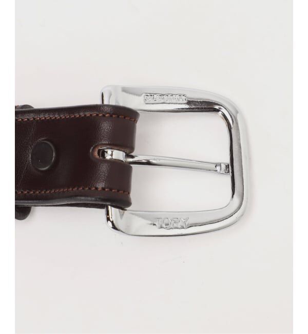 journal standard L'essage「《予約》【TORY LEATHER/トリーレザー】11/4 CLASSIC STIICHED BELT：ベルト」|ベルト|