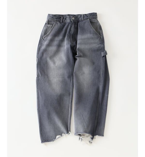 JOURNAL STANDARD「《予約》13オンス ペインター ルーズ カット パンツ」|デニム|ブラック B